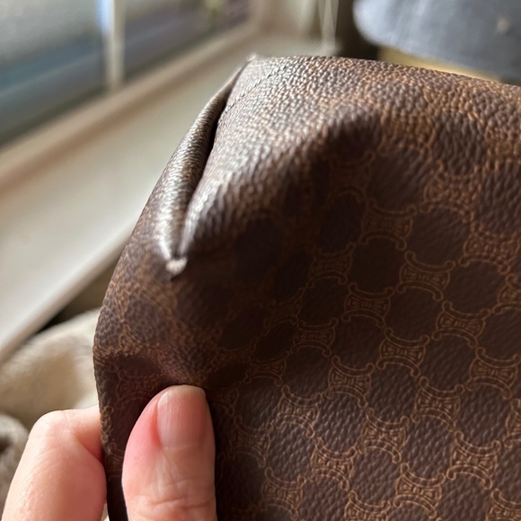 AUTHENTIC CELINE Vintage Macadam Canvas & Leather Tote - Picture 10 of 16